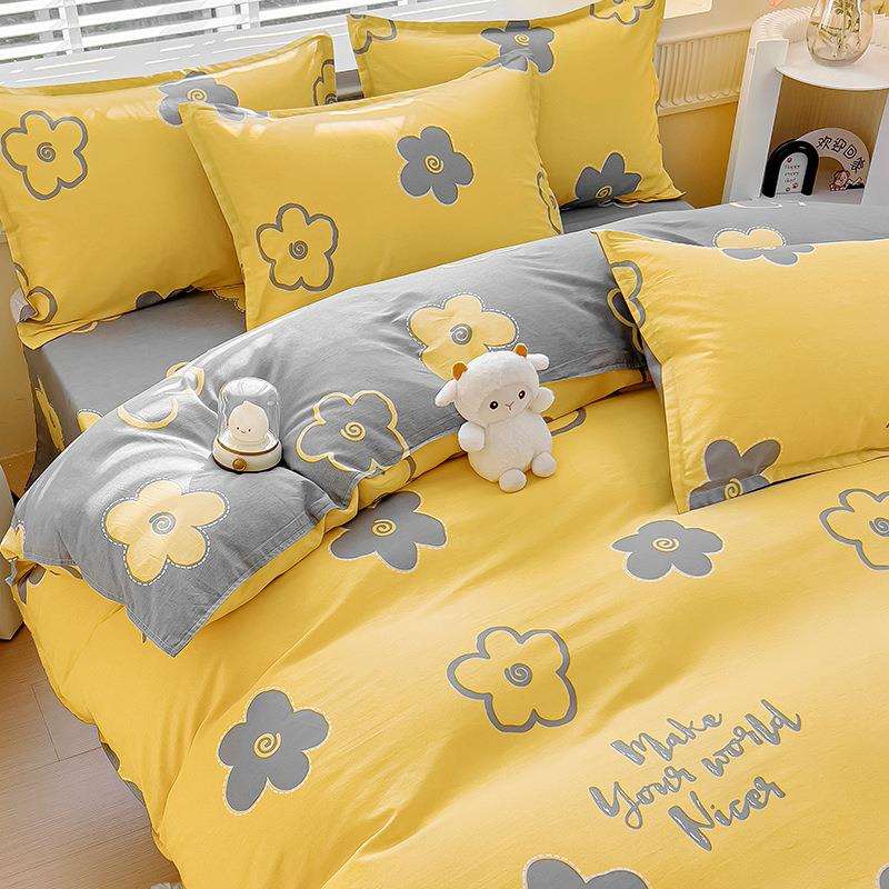 1800x0纯棉被套单件全棉单人DW003-1.1.5双人150x20x230被罩10220