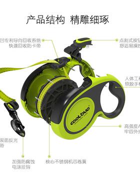 亚马新品现货宠物自牵逊引绳狗狗外PTs570遛狗绳牵户引器动伸缩狗