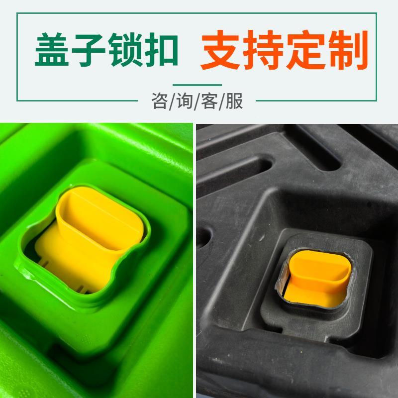 折叠围板汽车配件运转输中箱高承ZNR重工业抗料摔加厚箱塑周转箱