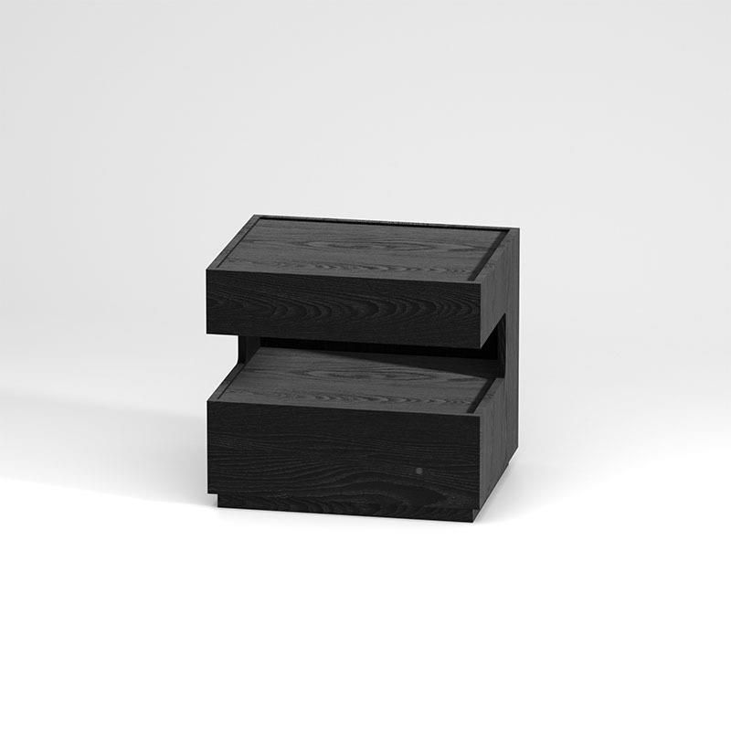 意式时尚头柜室现代床简约储卧物床边柜创意轻KPG免安装收纳储奢