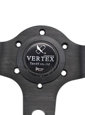 汽改装方向盘VERTEX1寸刺绣黑字凹架转控3制器车赛向js-ve202车方