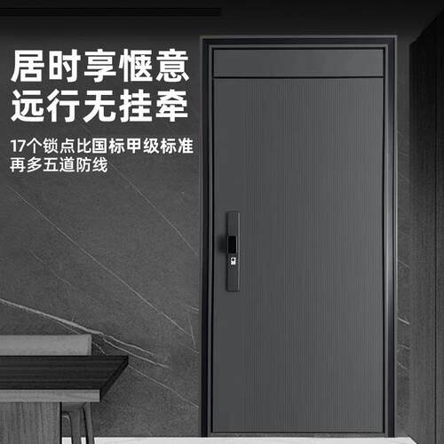 家用隔音甲级防子盗门入户门撬门防进户母门安全门别墅大门TEW