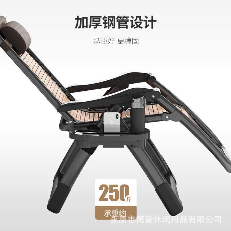 GDR凉夏季竹躺椅子靠背加粗懒人折叠午休轻便结实耐用用休闲阳家