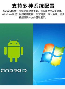 3/4RSCD-BGJ/49/55/65寸2壁挂液监晶视器显示屏多3信号高清安防监