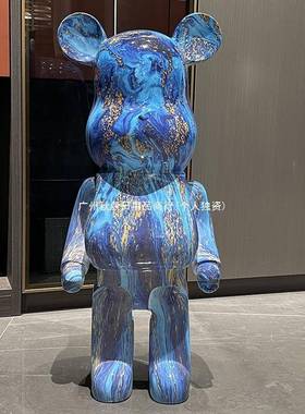 树脂熊摆件马赛现克熊熊hgc10249人熊客厅摆件熊客厅摆件马熊赛熊