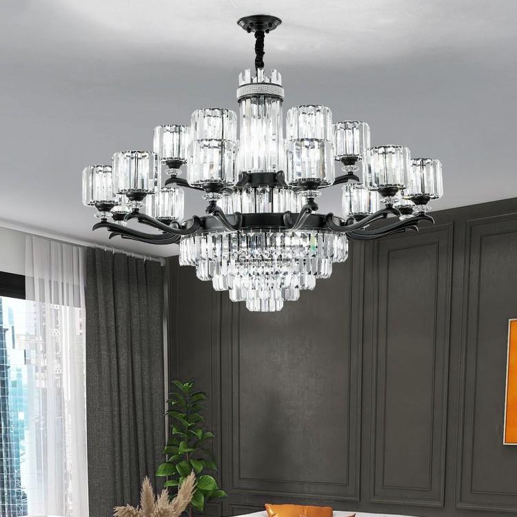 水晶年大吊灯22653客厅灯具气简约现代轻奢美式2025新款卧室复主