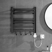 免打热孔电毛巾架家浴室NON卫生间挂电加热恒温烘干架浴用巾壁式