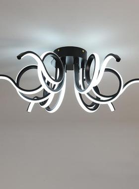 灯具灯跨境铝材简约卧室书餐厅灯创意个山性花瓣装饰中饰GSDH灯房