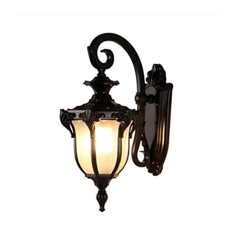 外贸跨境欧442式园林别墅壁灯门庭花园围古墙铜壁灯式乡村美民壁