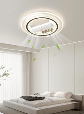 无叶风扇2025新款卧室吸灯顶广东tb-79622中山灯具客厅静年音电扇