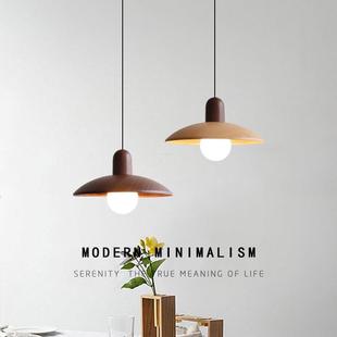 法式中古餐厅吊灯三头复古胡桃木色茶室饭厅火锅店吧台家用餐厅灯