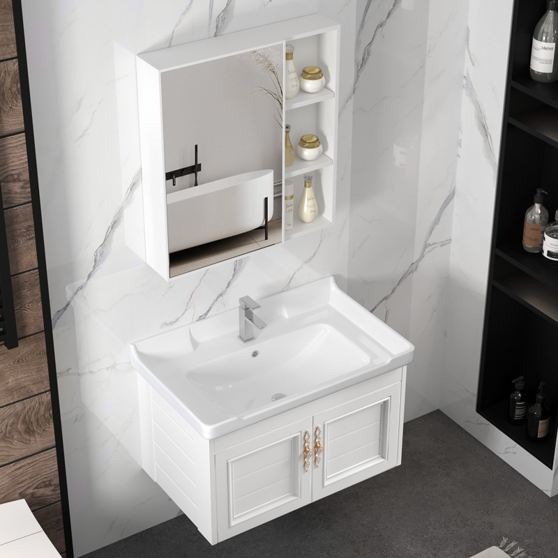 太空铝浴室柜组合小户型洗手盆洗脸盆池面盆化妆室洗漱台现代简约