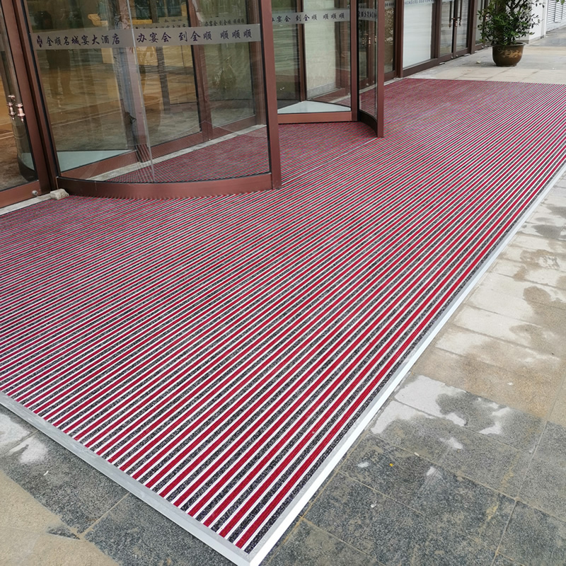 铝合金地垫防尘地毯商场门垫酒店商用嵌入式进门除尘防滑刮泥垫