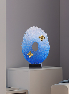 高级感轻奢现代酒店客厅玄关酒柜摆件高档装饰品乔迁新居礼物家居