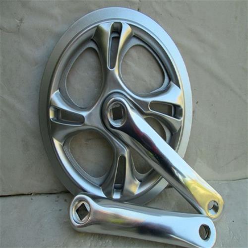 代驾电动脚踏车大齿盘摺叠车大齿盘轮盘齿盘铝合金4648齿铝合金曲