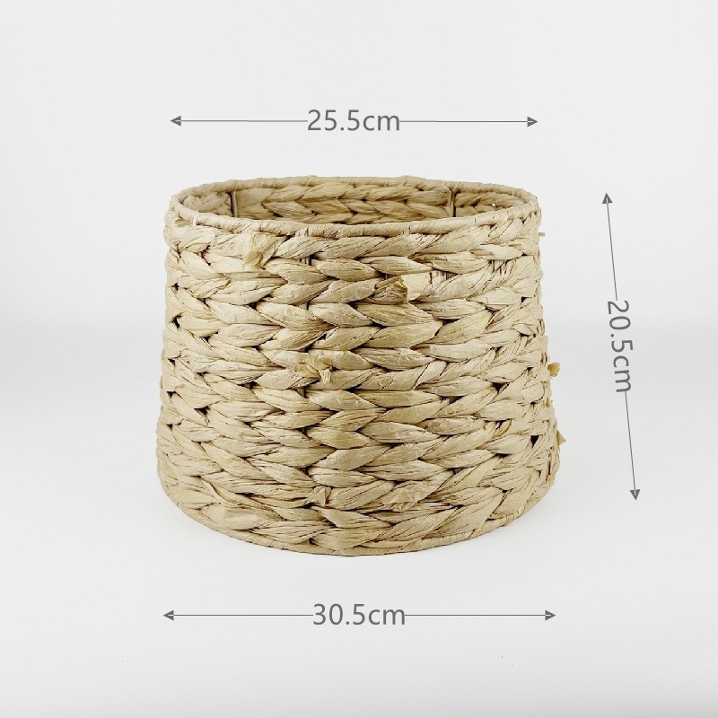 仿麻绳编织灯罩餐厅火锅店民宿吧台吊灯草P绳灯笼灯具灯饰