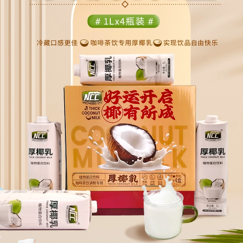 礼盒装厚椰乳4L装海南特产