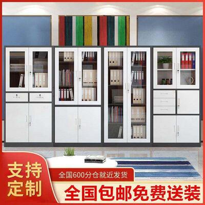 室件柜铁文柜财皮务凭证DBY资料柜钢柜柜档案柜带锁书柜储物柜子