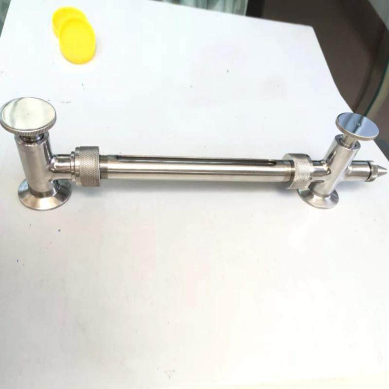 食品卫生级液位计/快装水位计/玻璃管液位计带不锈钢护套/卡箍式