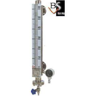 磁翻板液位计 磁性浮子液位计 锅炉液位计L=550mm 4-20MA