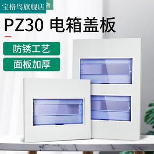 极速pz30配电箱盖板定制家庭开关箱面板强电箱R盖家用电表箱空开