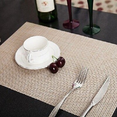 新品6pcslot Antiskid And HeatinsulGation PVC Placemat For