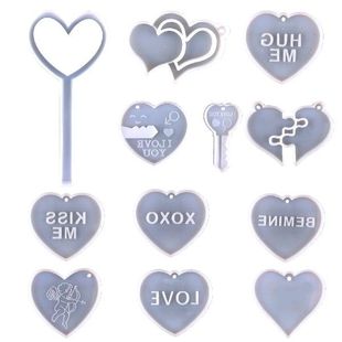 Keychain Resin Pack Molds 极速Silicone