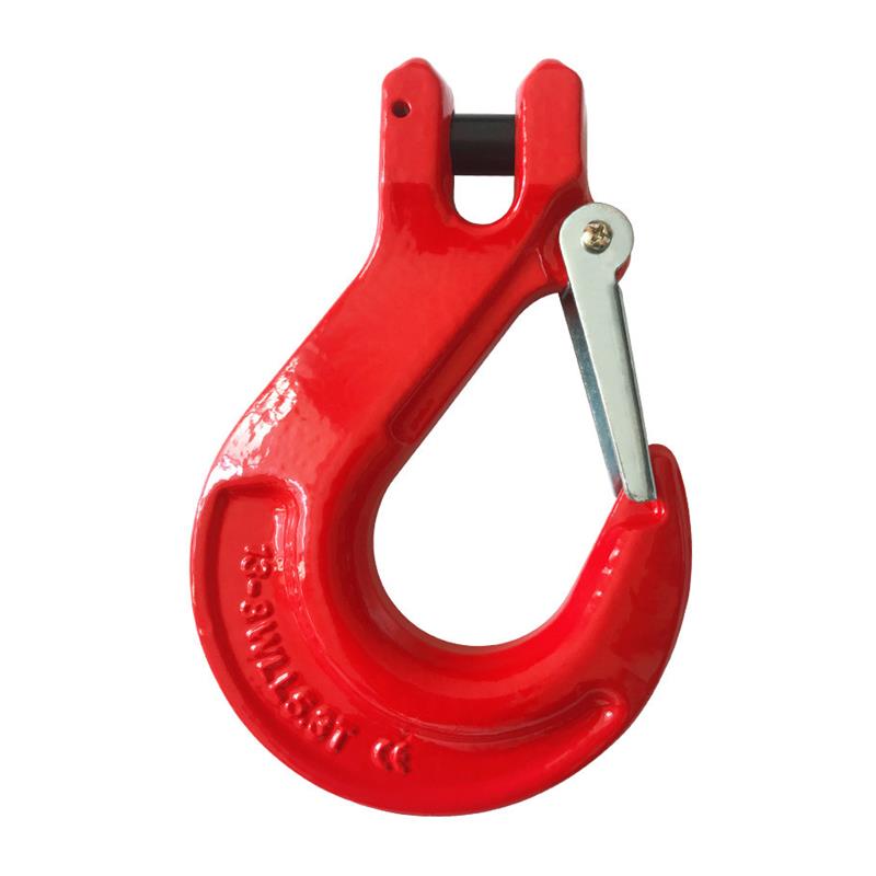 极速钢管钩子环眼挂钩货钩万向旋转吊钩羊角钩行车吊W车起重吊具
