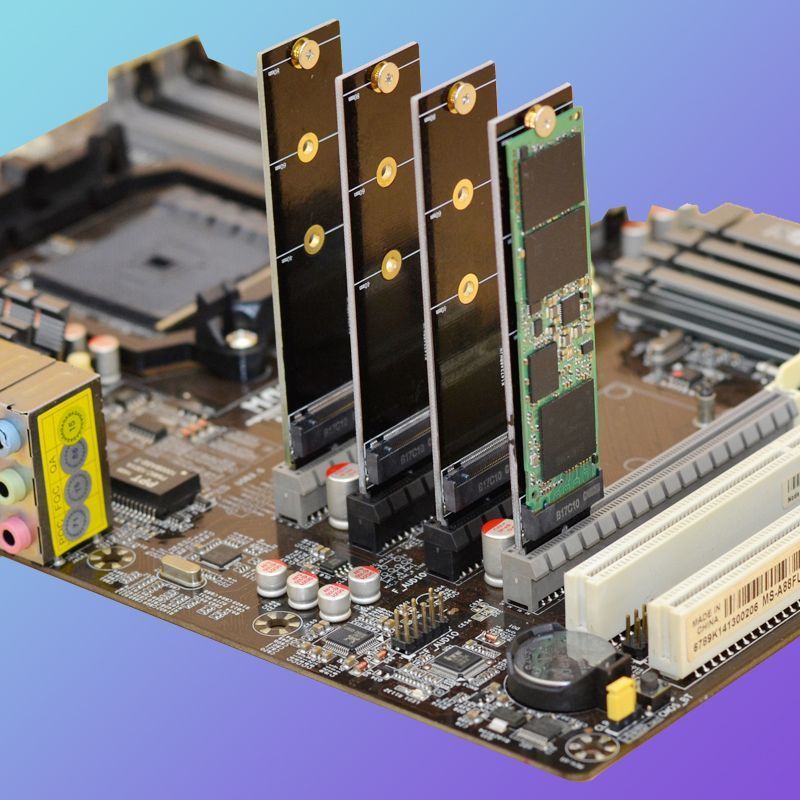 速发M.2nvme转PCI-E转接卡固态硬碟2280转换M2扩展PCIEX1X4X8X16