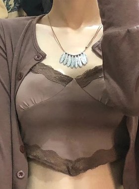 极速复古民族风锁骨链树叶文艺感新中式项链M女长款手工编织毛衣