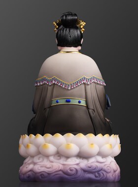 极速汉白玉无生老母佛p像瑶池无极老祖神像骊山老母摆件室内家用