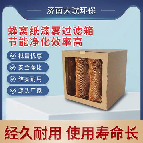 定制蜂窝过滤纸箱喷漆房漆雾迷宫九宫格多层纸烤漆房加棉阻燃