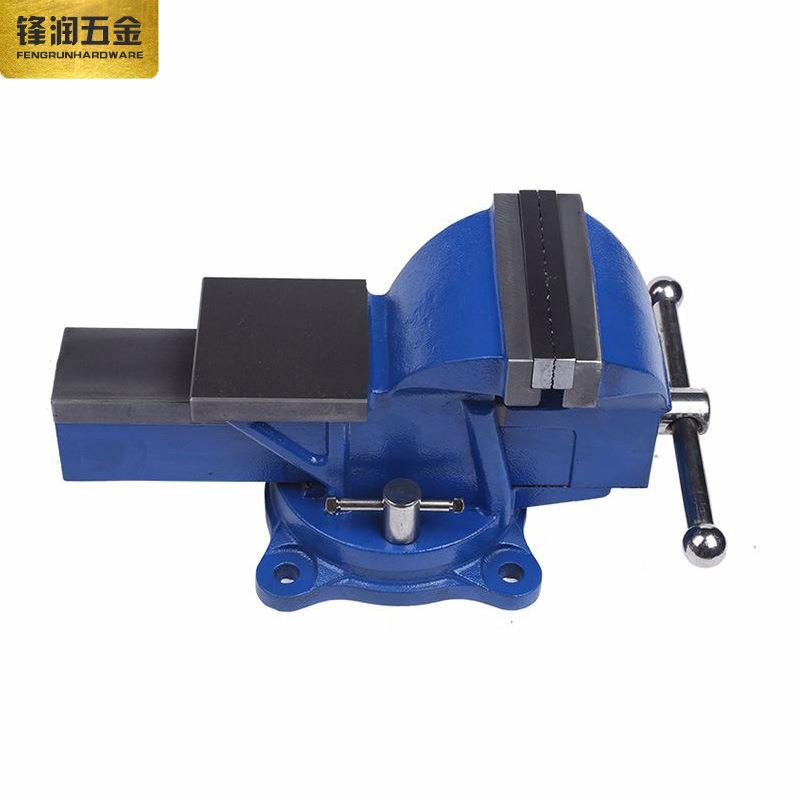 供应重型桌虎钳精密活动带砧台虎钳150mm多规格机床转盘平口钳