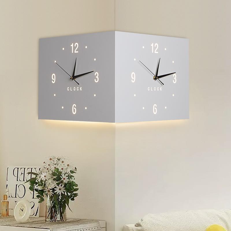 极简壁灯摇摆挂钟客厅装饰画时钟新简约现代餐厅沙发背景墙壁挂画