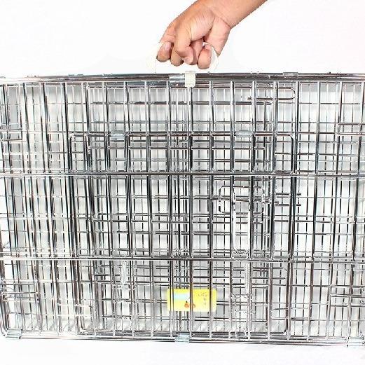 乐佳D216MB宠物狗笼 电镀猫咪笼子 大号镀鉻折叠笼子 宠物用品笼