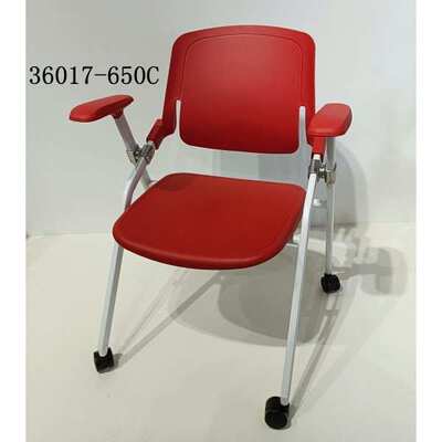 销售久坐舒适折叠培训椅带轮36017-650C