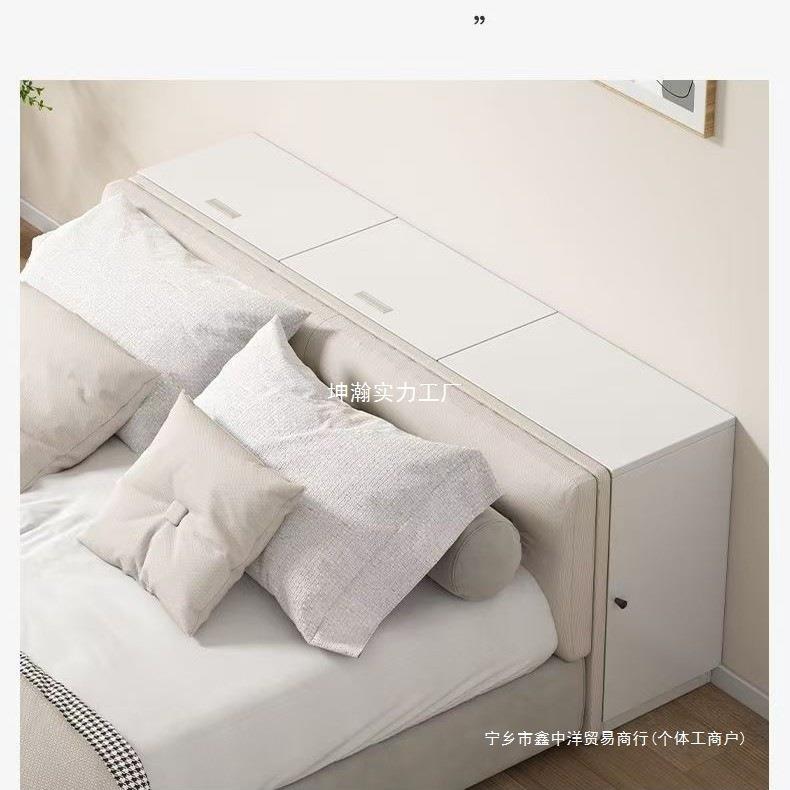 床头柜实木靠墙窄柜子床尾缝隙柜长条床边柜榻榻米夹缝储物柜置物