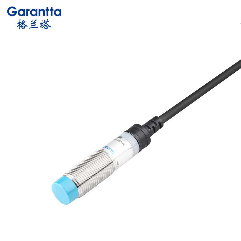 供应圆柱形M12标准距离型金属电感式触摸接近传感器圆型接近开关