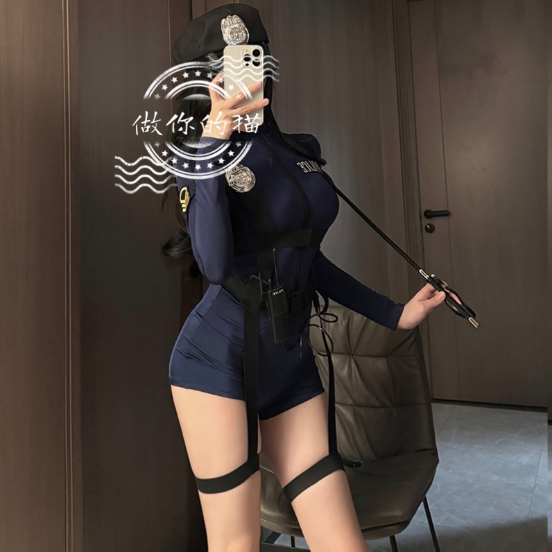 女警cospla性感空姐纯欲制服套装