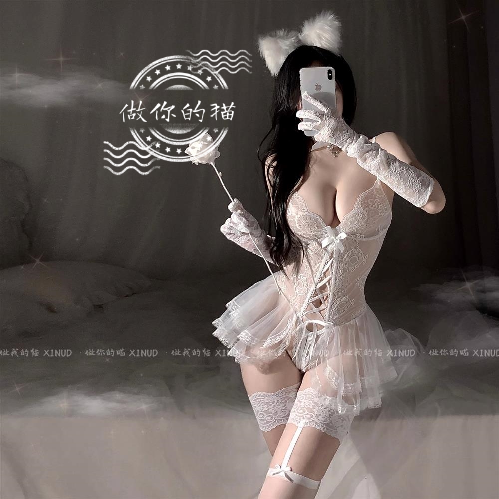 小野猫制服诱.惑套装cosplay猫咪兔女郎cos服装女.仆装萌系纯欲