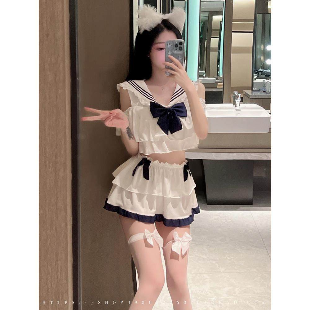 日系少女性感可爱学生装jk套装