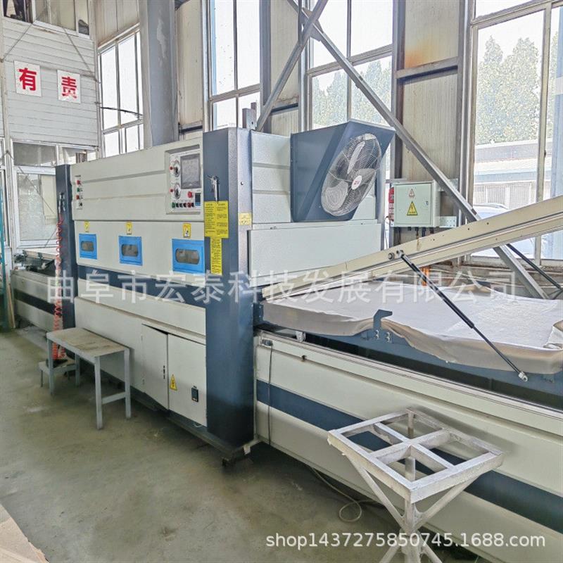 自动浮雕门橱柜门真空覆膜机触摸裁断pvc膜设计源头厂