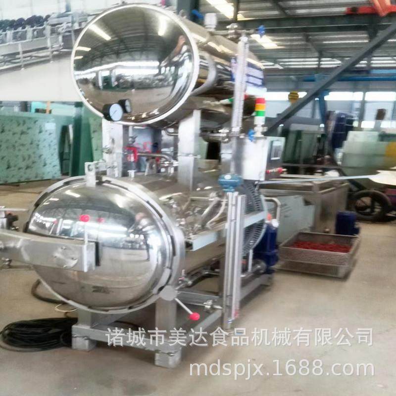 全自动玉米杀菌锅 宠物食品罐头杀菌锅 牛肉干生产加工流水线