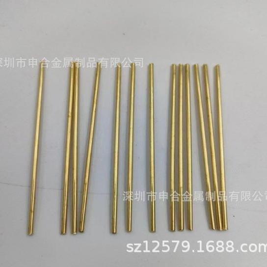 厂家直销 H62/H65黄铜线材 铜丝 铜条 铜杆0.5 0.8 1 2 3 4 5 6mm