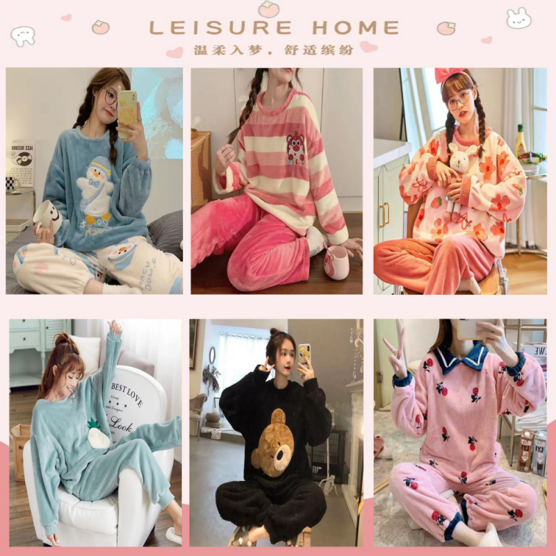 黛柔婷旗舰店保暖睡衣合集
