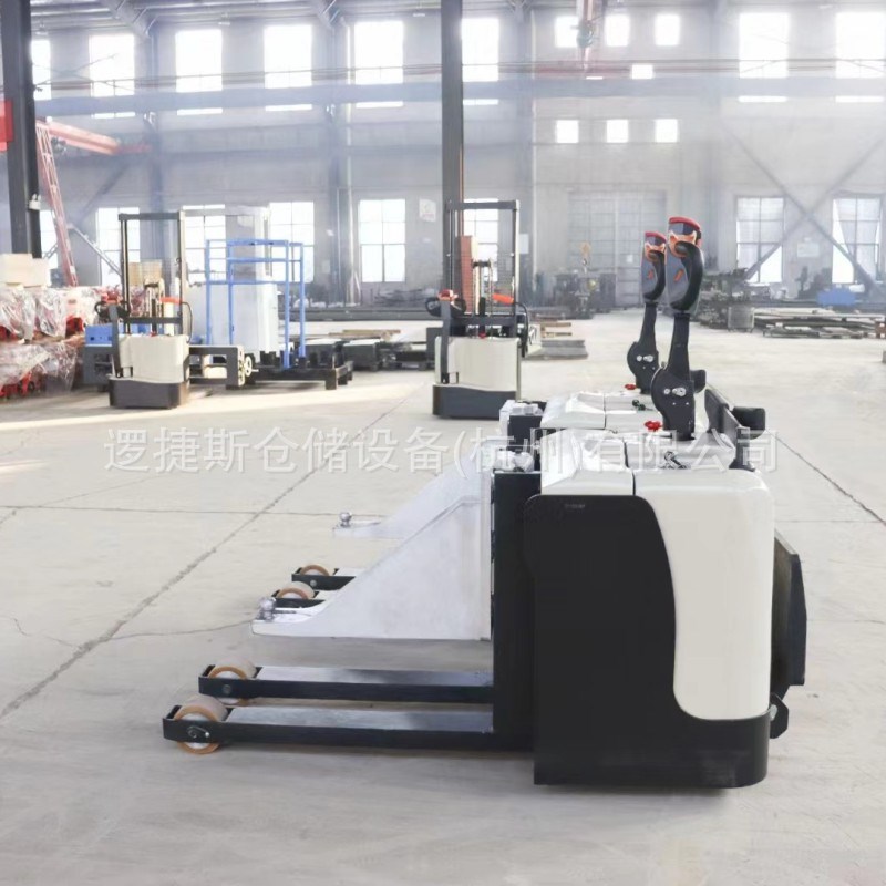 电动承载式牵引车4吨锂电池可升降搬运站驾式拖车头挂钩可上升