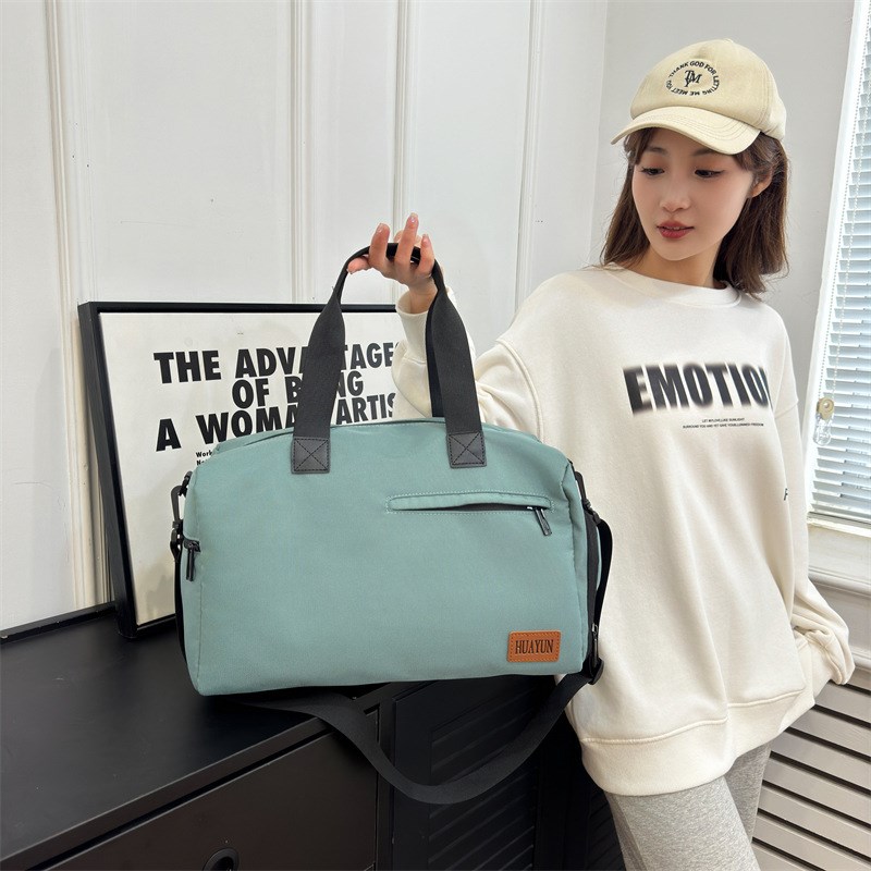 瑜伽包女韩版斜挎运动手提包干湿分离游泳健身包短途出差旅行包小