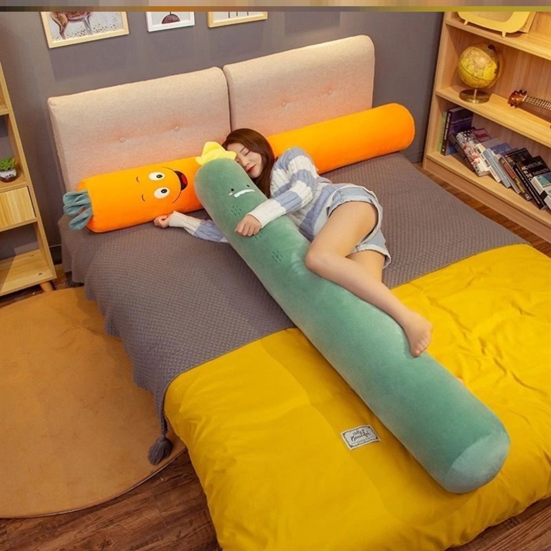 女生夹腿玩偶可爱长条枕侧睡孕妇学生宿舍床上圆柱可拆洗长形抱枕