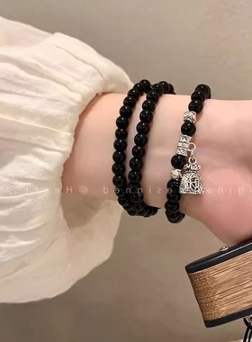 新中式山鬼花串珠手串女2024国风新款复古爆款手链个性百搭手饰品