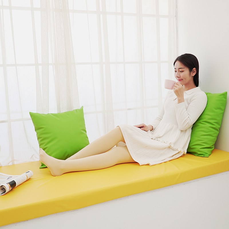 飘窗垫窗台垫皮革沙发坐垫高密度海绵垫防水垫子榻榻米垫床垫